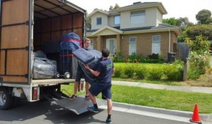 unloading moving truck 2
